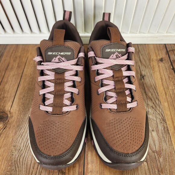 Skechers Trego Trail Destiny Women's 8 Brown Water Resistant Hiking Shoes 180006 - Picture 8 of 9